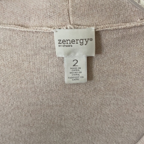 Chico’s Zenergy long block sweater size 2 like new - Picture 3 of 6